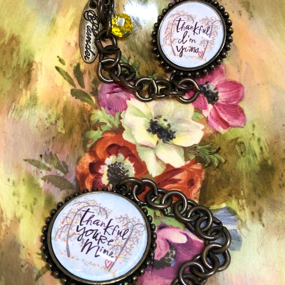 Thankful Mother & Child bracelet Set by Plunder